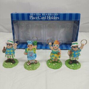 Boston Warehouse Funny Place Card Holder Set